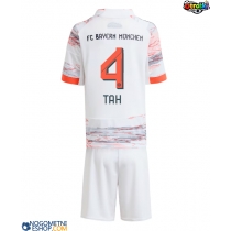 Otroški Nogometni dresi Bayern Munich Jonathan Tah #4 Gostujoči 2025-26 Kratek Rokav (+ Kratke hlače)